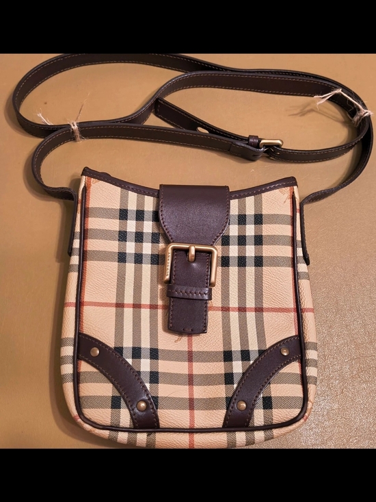 Burberry Handbags - Authentic Vintage Burberry Haymarket Check Crossbody - Shadow Horse